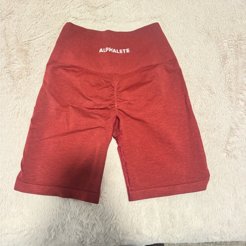 Alphalete Women's Crimson Bike Shorts